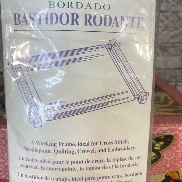 Needlework NWT Scroll Frame Embroidery Cross Stich Needlework Quilting Crafts - Picture 8 of 8